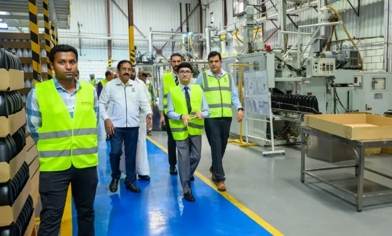 القنصل العام الهندي بجدة يزور مصنع أبيكو